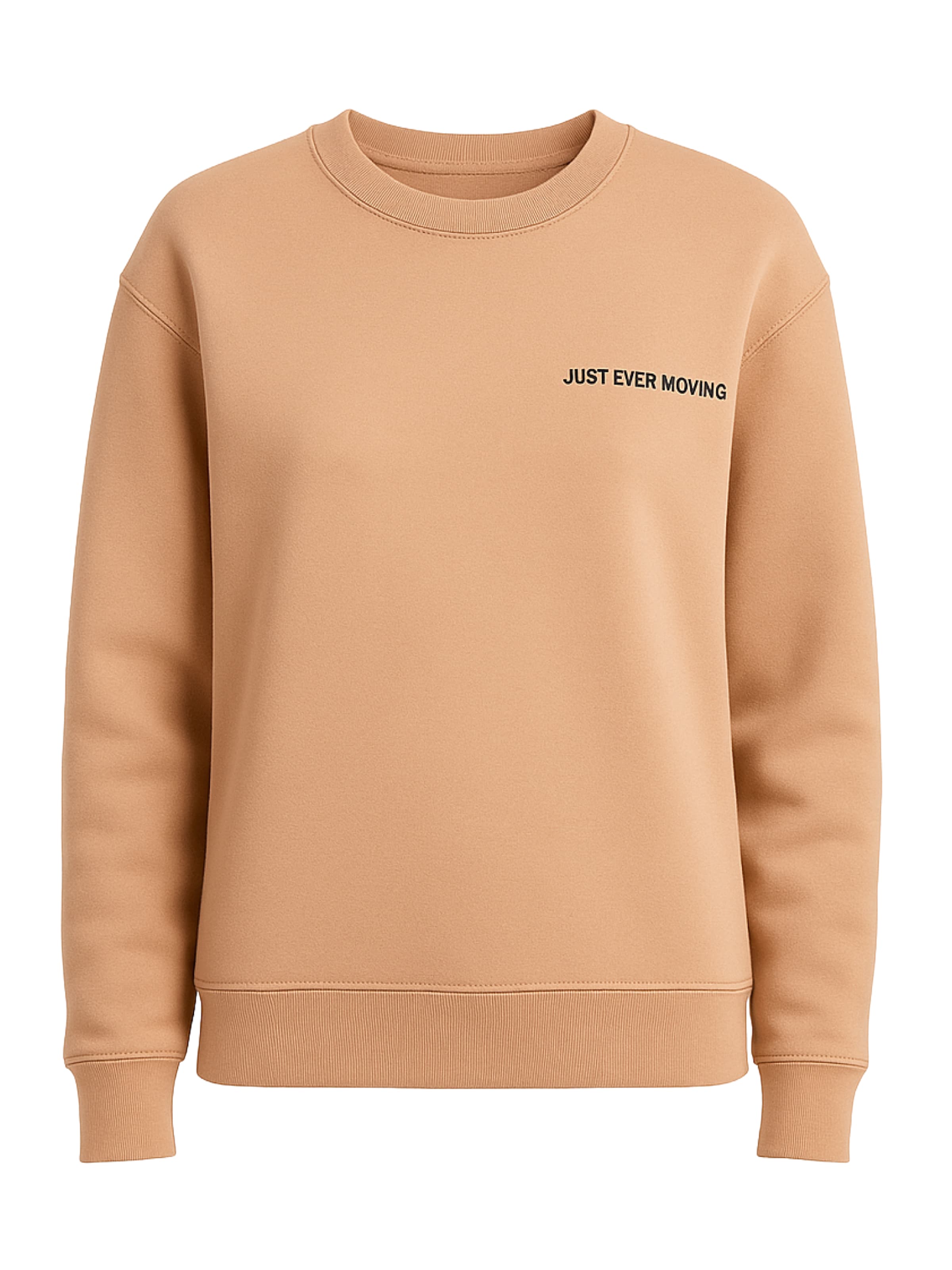 Justever Sweatshirt in Braun: Vorderseite