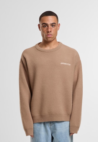 Another Cotton Lab - Jersey 'Who Says' en beige: frente
