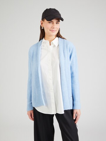 MORE & MORE Knit cardigan in Blue: front