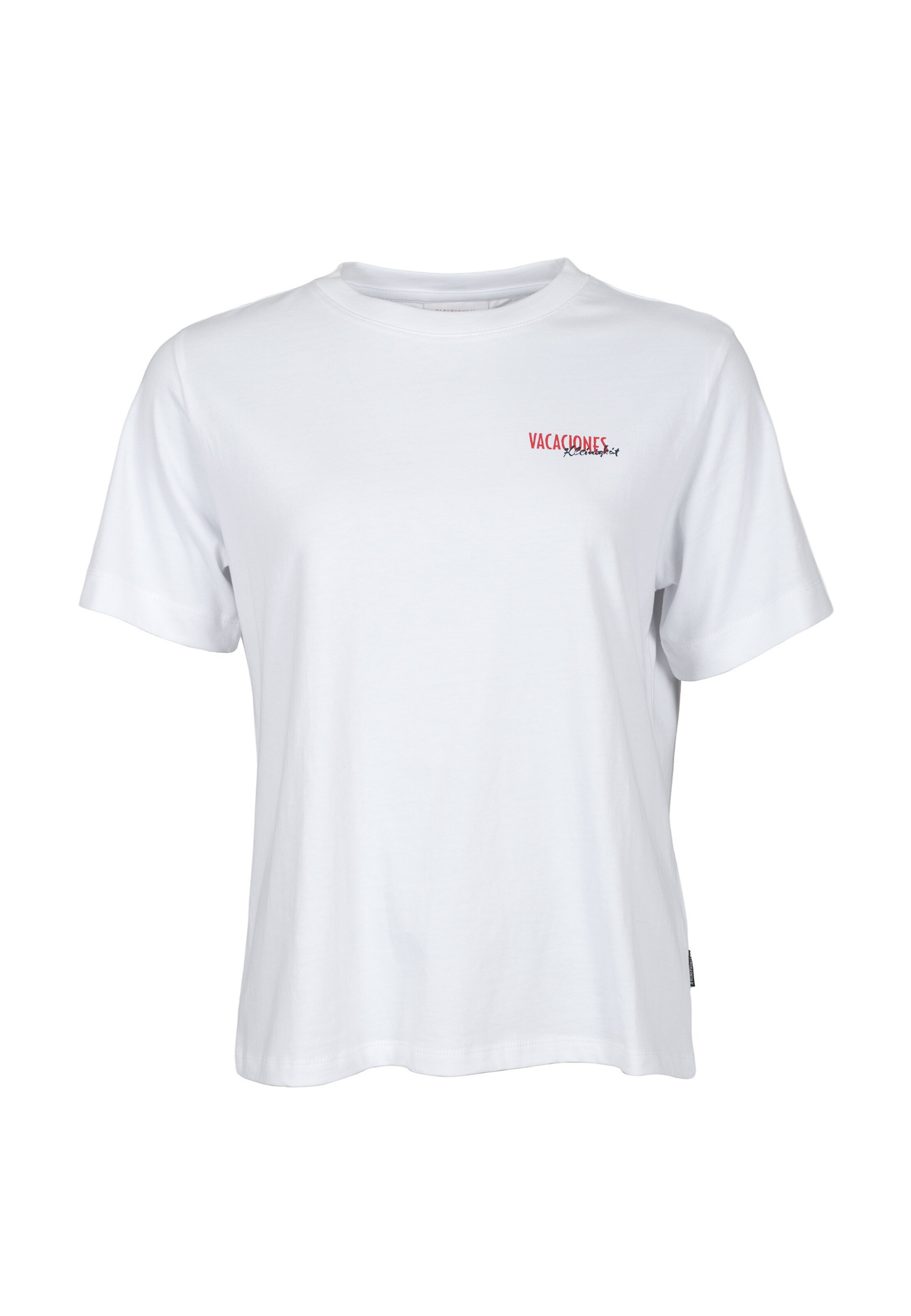 Kleinigkeit - Camiseta 'Vacaciones' en blanco: frente