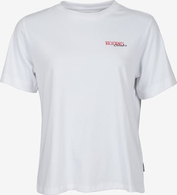 Kleinigkeit - Camiseta 'Vacaciones' en blanco: frente