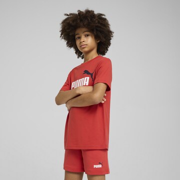 T-Shirt 'Essentials No.1' PUMA en rouge
