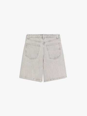 BershkaBaggy Traperice - siva boja