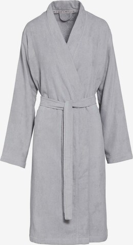 Marc O'Polo Long Bathrobe 'Tuppu' in Grey: front