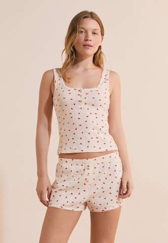 Camicia da notte 'Katell' di ETAM in beige: frontale