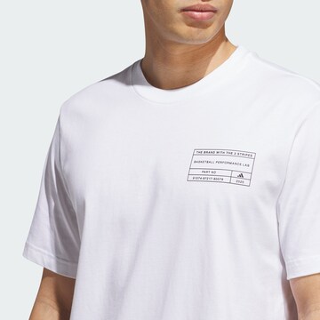 T-Shirt fonctionnel ADIDAS PERFORMANCE en blanc