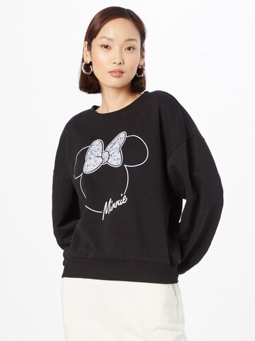 ONLY Sweatshirt in Black: front