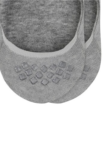 BURLINGTON Ankle Socks 'Everyday 2-Pack' in Grey