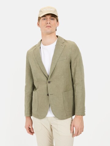 CAMEL ACTIVE Regular Fit Freizeitblazer mit 2-Knopf-Verschluss in Grün: Vorderseite