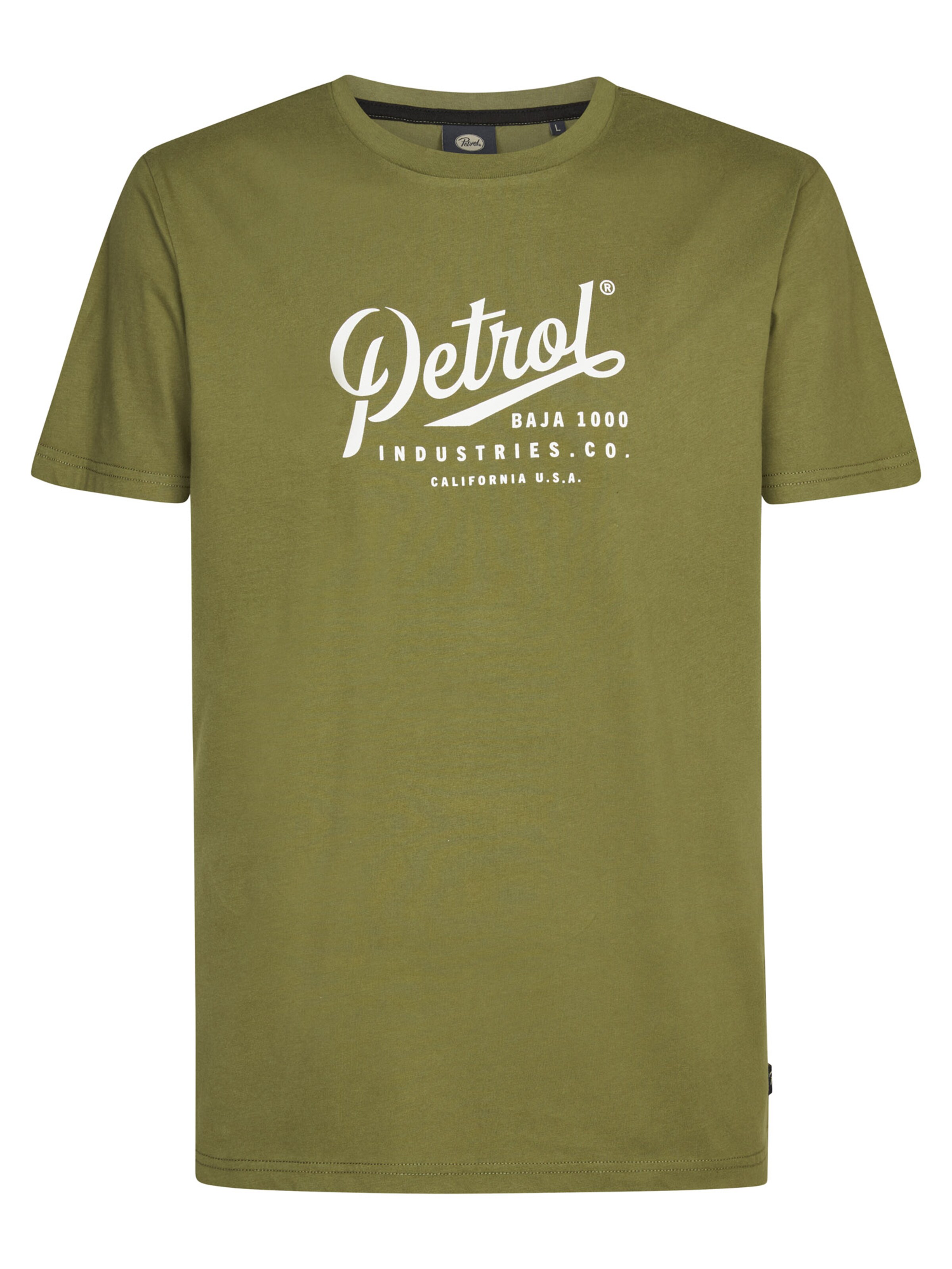Petrol Industries Shirt 'Huracán' in Groen: voorkant