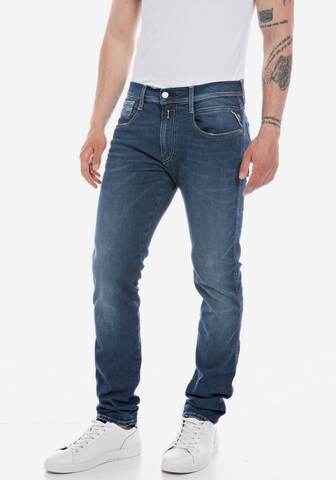 REPLAY Slimfit Jeans 'ANBASS' in Blau: predná strana