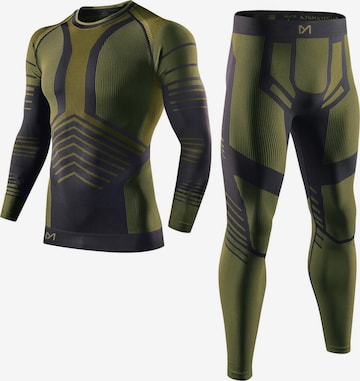 MEETWEE Basislaag 'Seamless Thermal Underwear' in Groen: voorkant