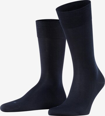 FALKE Socken 'Sensitive Malaga' in Blau: Vorderseite