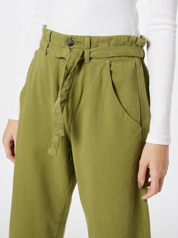 UNITED COLORS OF BENETTON Loosefit Broek in Groen