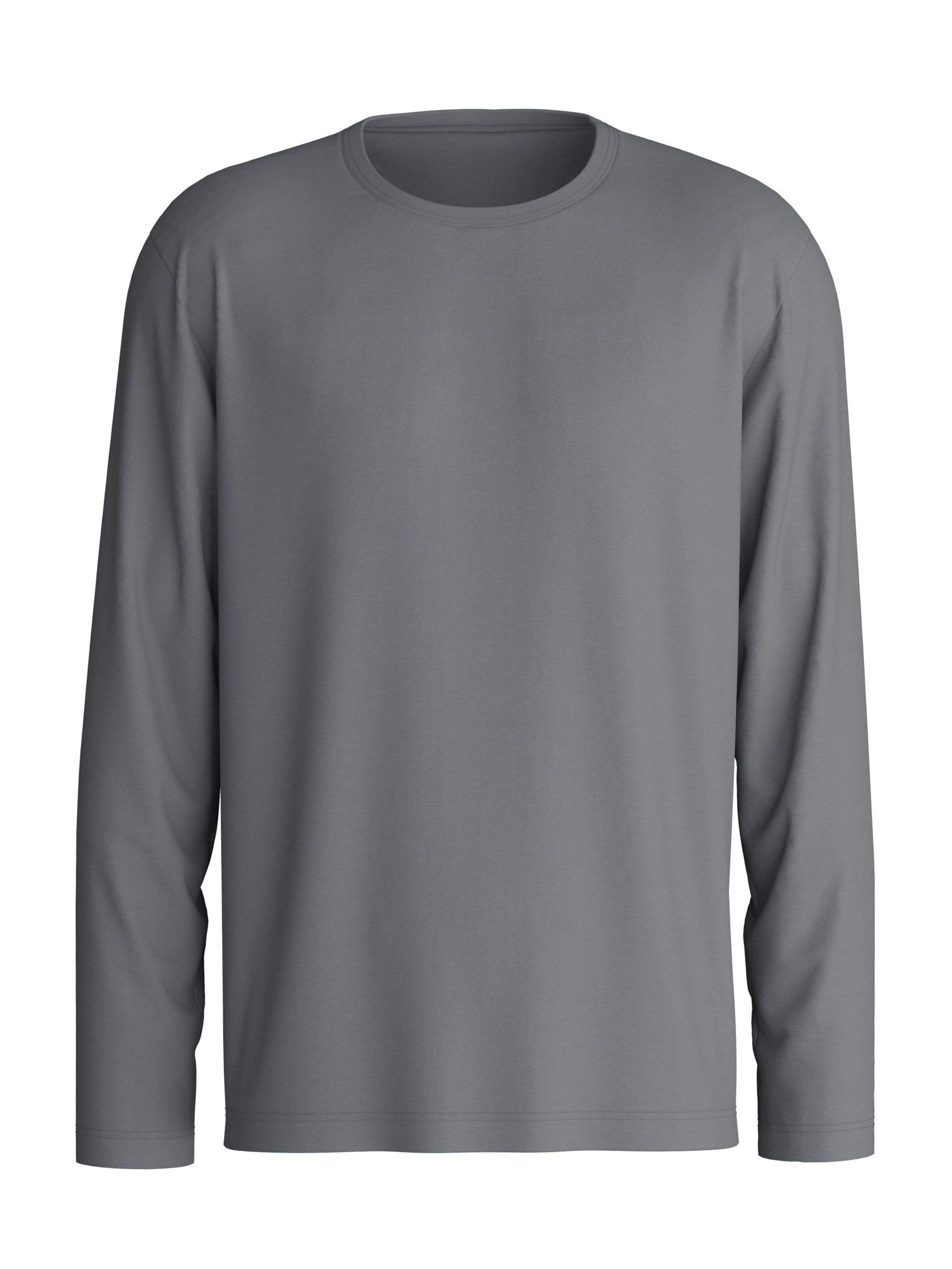 CALIDA Shirt 'RMX Sleep Leisure' in Grijs: voorkant