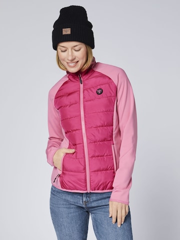 CHIEMSEE Funktionsjacke ' mit Stehkragen ' in Pink: Vorderseite