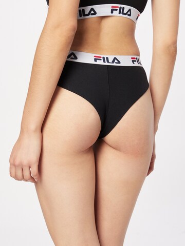 FILA Spodnje hlačke | črna barva