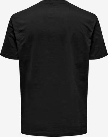 Only & Sons Koszulka 'Paramount' w kolorze czarny