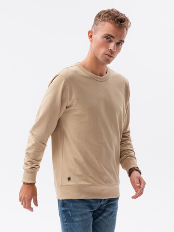 Ombre Sweatshirt 'B1153' in Beige: front