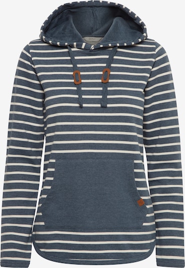 Oxmo Sweatshirt 'CARINA' in L in ecru / braun / grau / dunkelgrau, Produktansicht