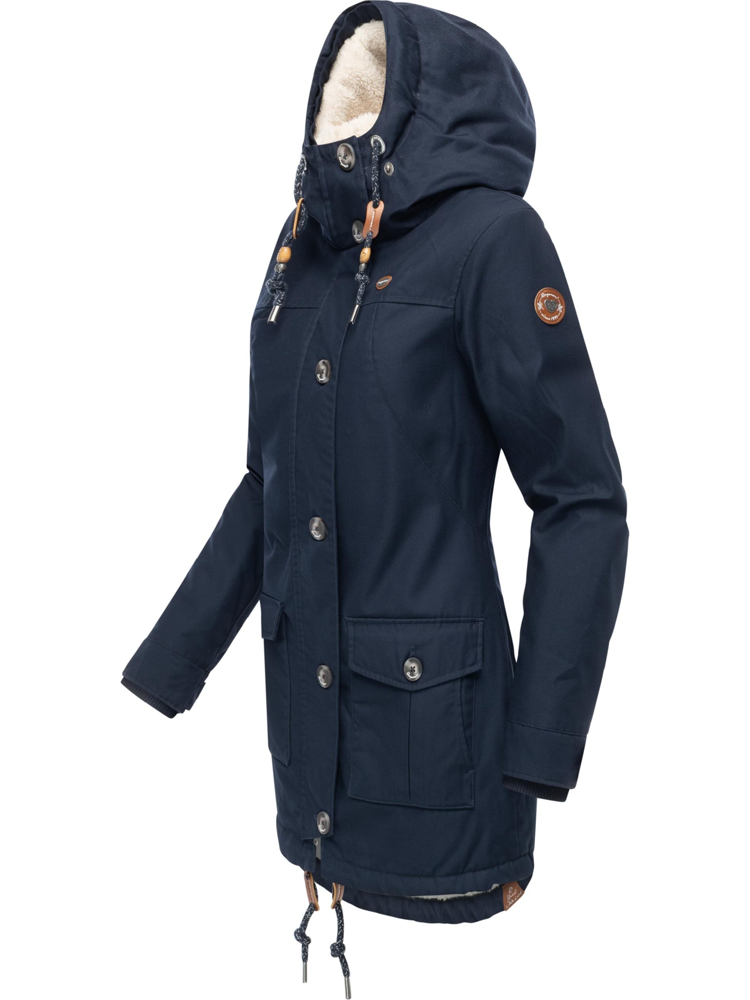 Ragwear Winter Jacket 'Jane' in Blue