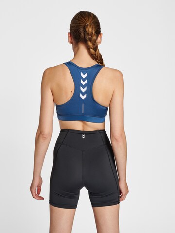 Hummel Bustier Sport bh in Blauw