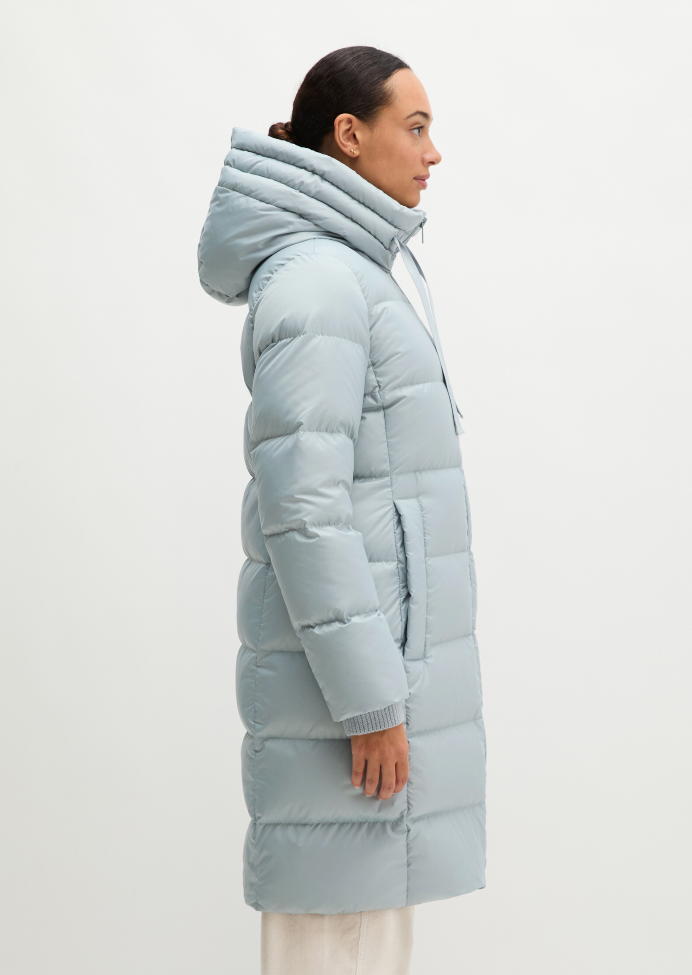 Manteau d’hiver Marc O'Polo en bleu : sur le côté