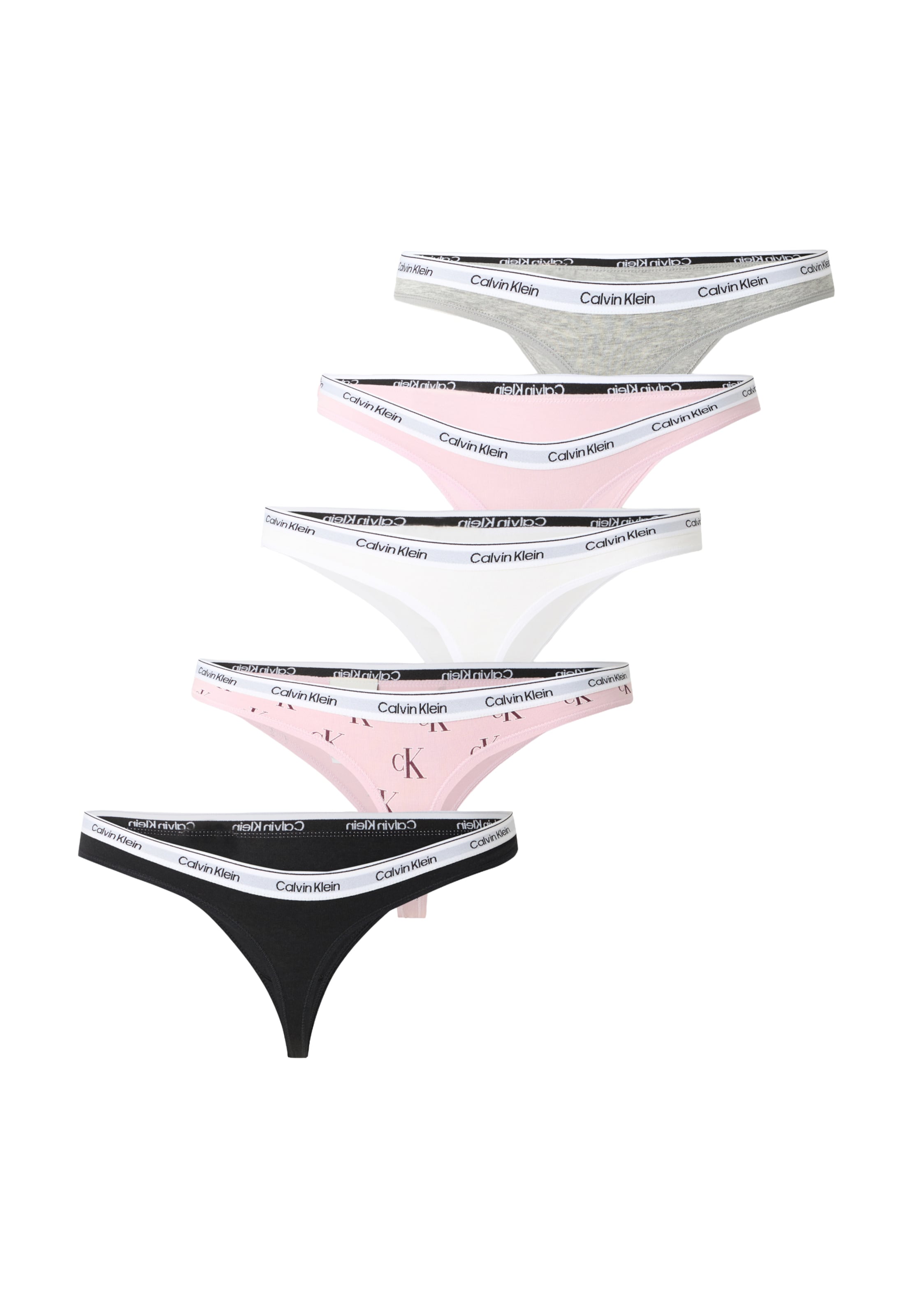 Calvin Klein Underwear String bugyik - szürke: elől