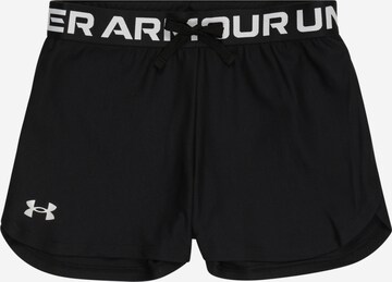 UNDER ARMOUR Regular Urheiluhousut 'Play Up' värissä musta: edessä