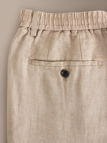 Next Regular Pleat-front trousers in Beige