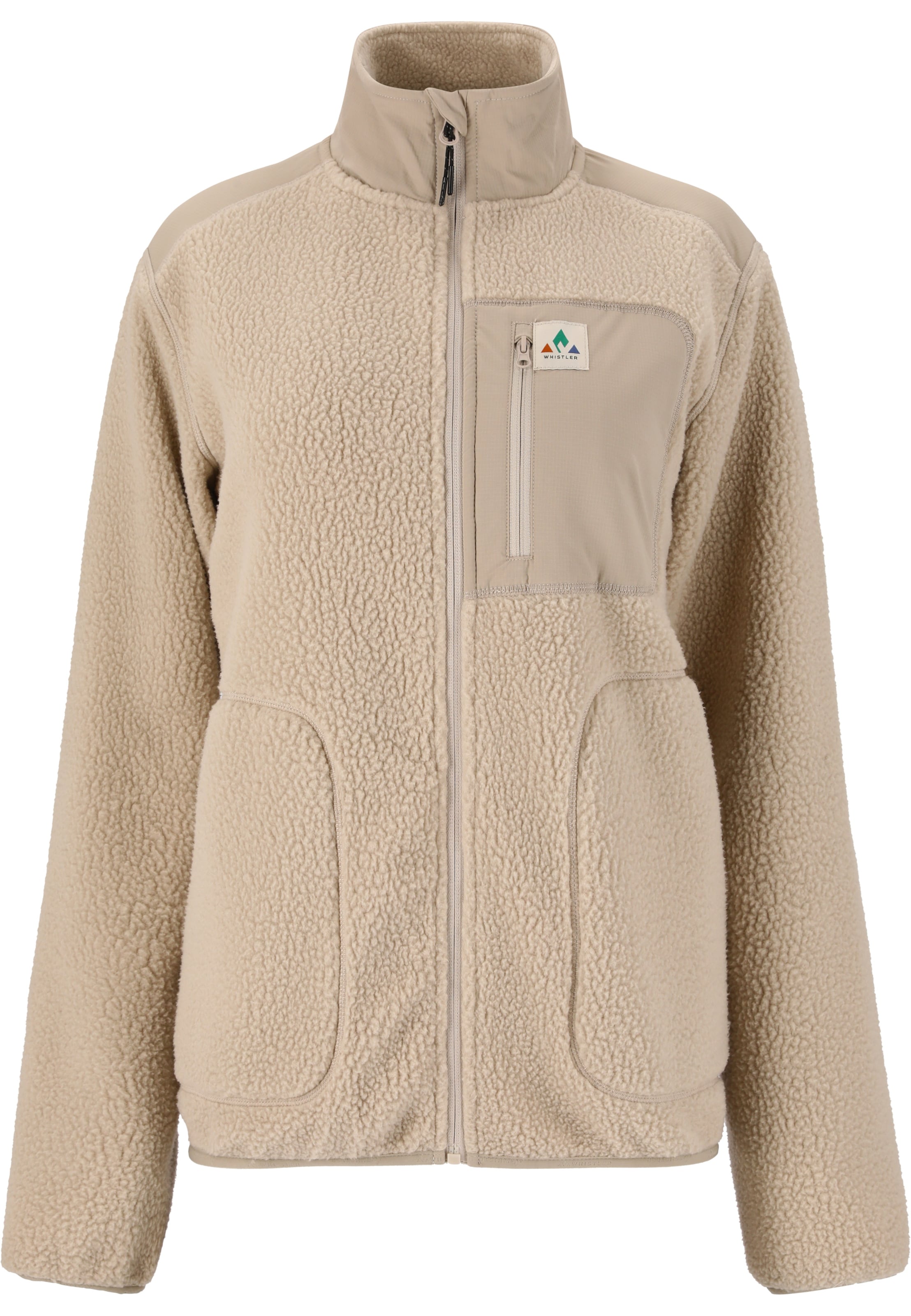 Whistler Fleecejacke 'Felis' in Beige: Vorderseite