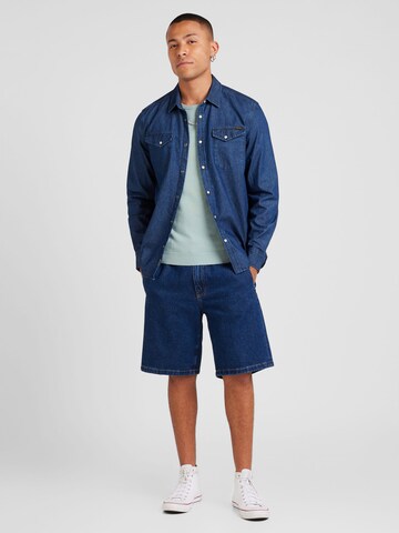 MUSTANG Comfort Fit Hemd 'Duver' in Blau
