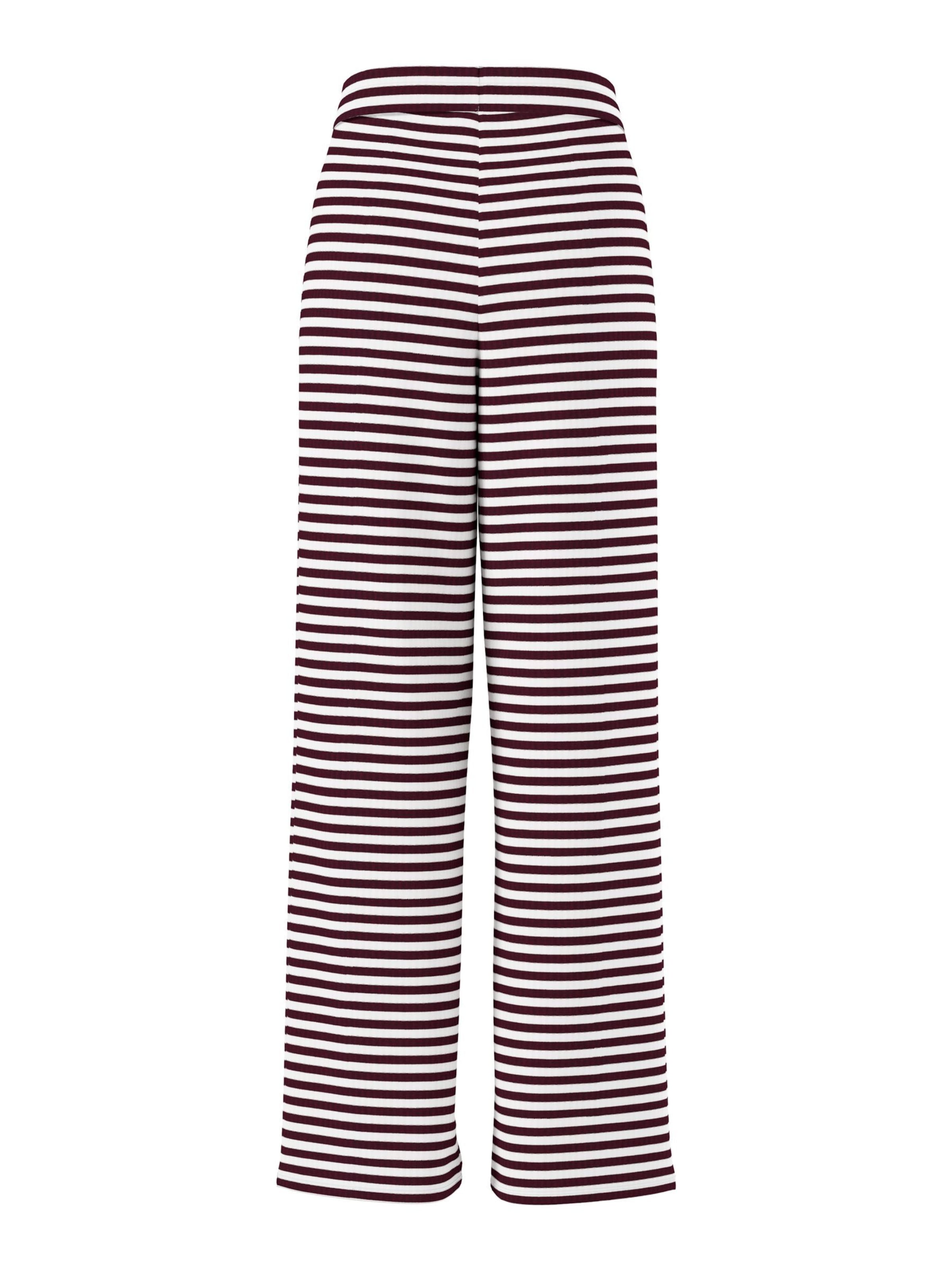 Wide Leg Pantalon 'PCLaya' PIECES en rouge