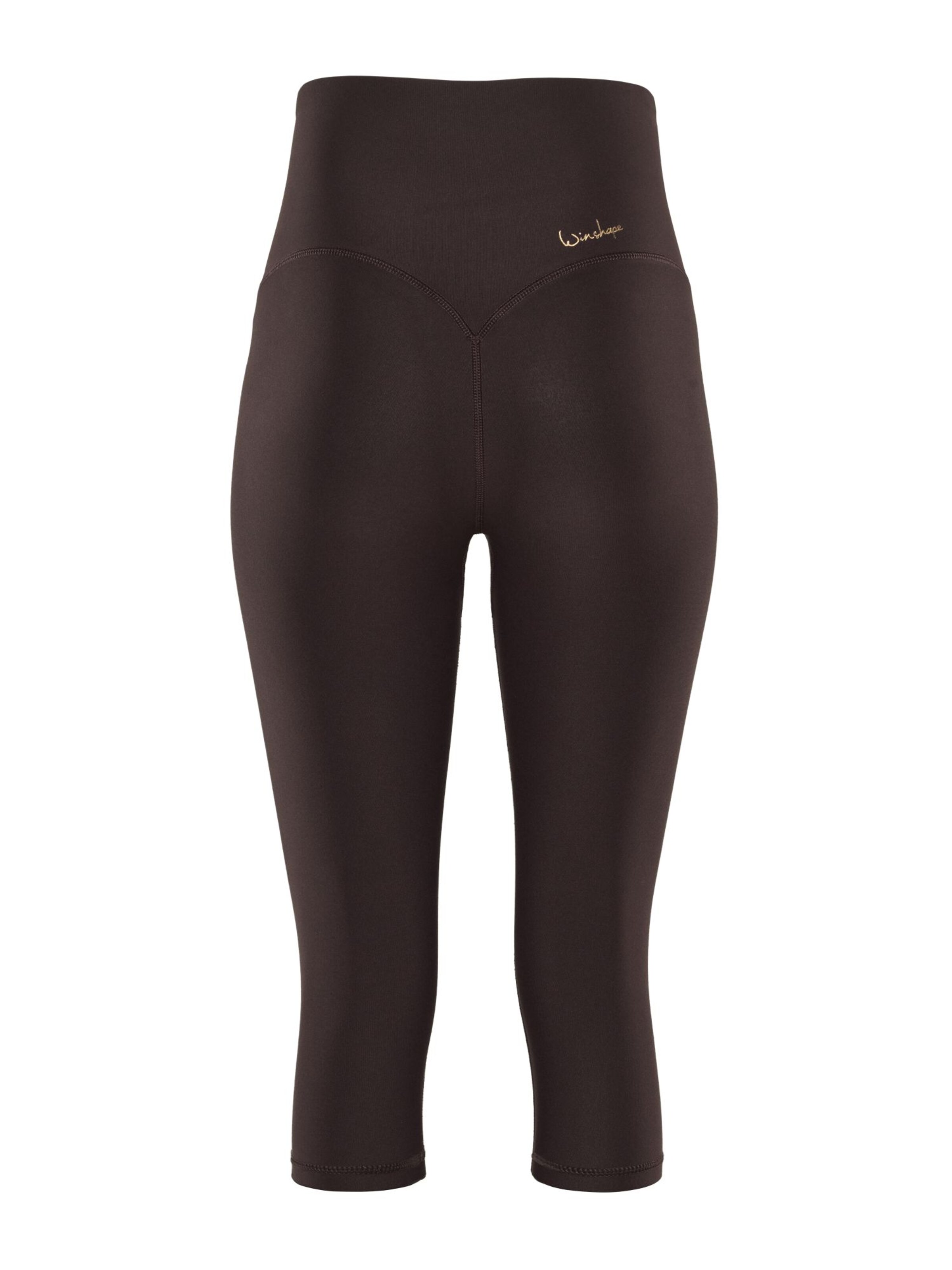 Winshape Skinny Παντελόνι φόρμας 'HWL217C' σε καφέ