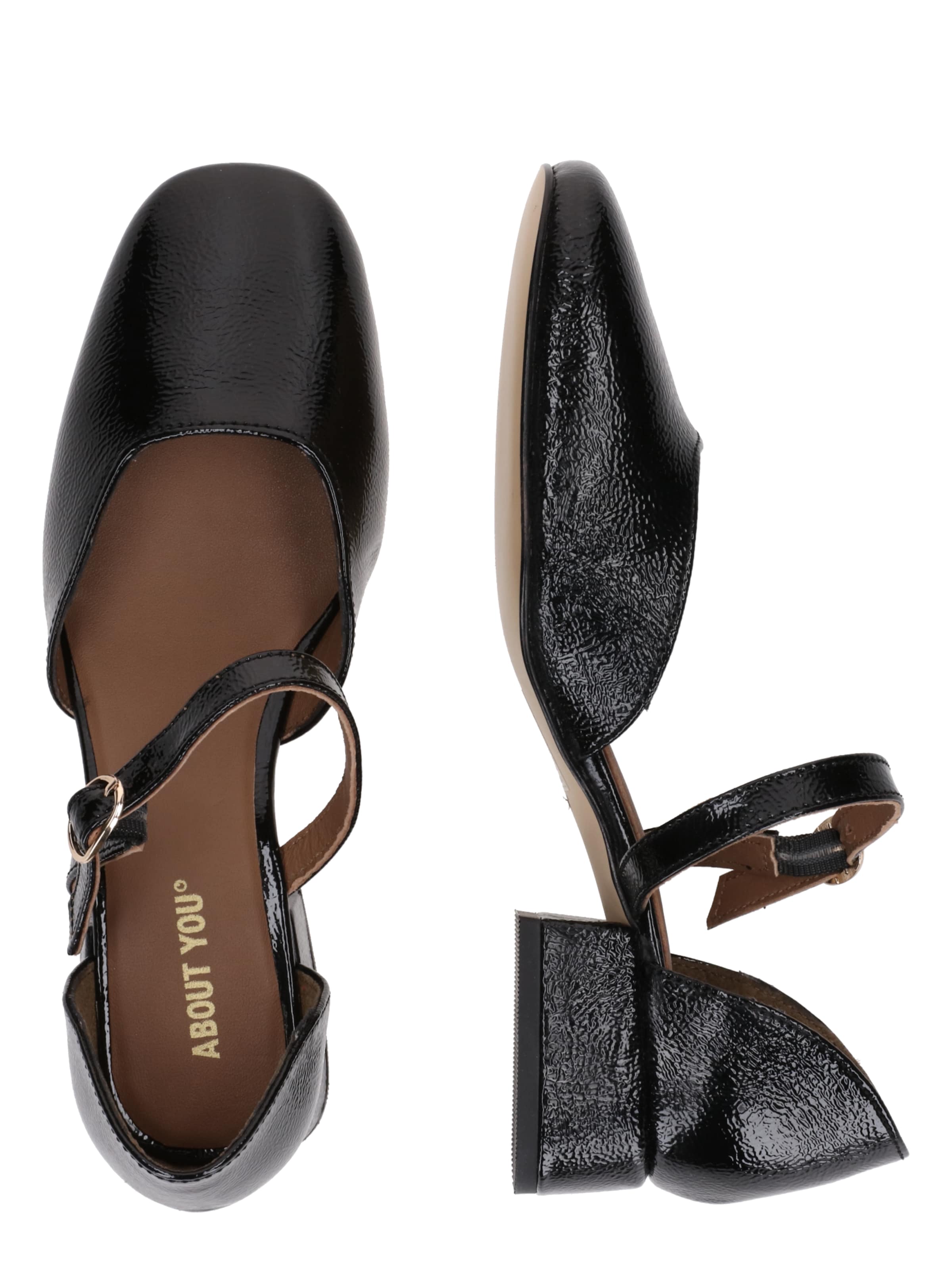 ABOUT YOU - Sabrina com tiras 'Betty' em preto