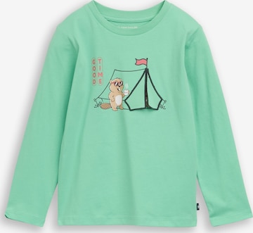 TOM TAILOR Shirt in Groen: voorkant