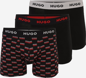 HUGO Bokserishortsit värissä musta: etupuoli