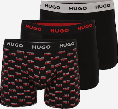 HUGO Bokserice u siva / crna / bijela, Pregled proizvoda