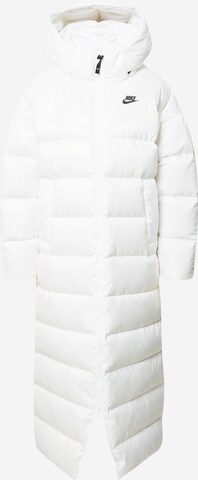 Nike Sportswear - Abrigo de invierno en blanco: frente