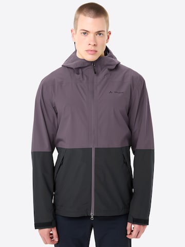 VAUDE Outdoor jacket in Purple: front