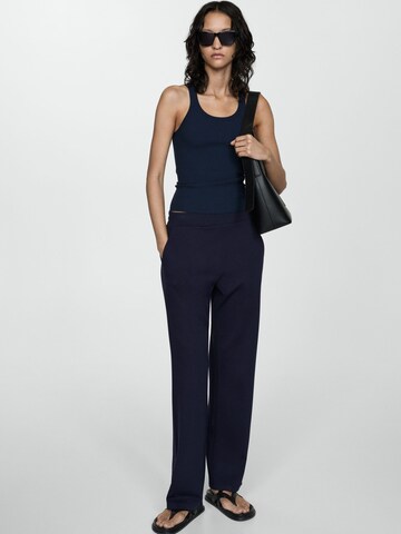 MANGO Regular Broek 'FLORIDA' in Blauw