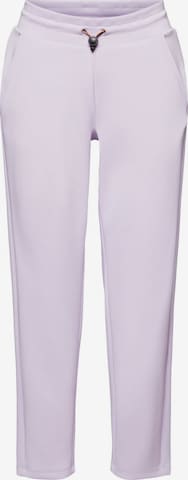 Coupe slim Pantalon ESPRIT en violet : devant