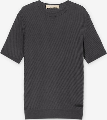 Trussardi - Camiseta de fútbol en gris: frente