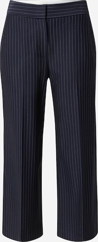 ESPRIT Loose fit Pleated Pants 'Punto di Roma' in Blue: front