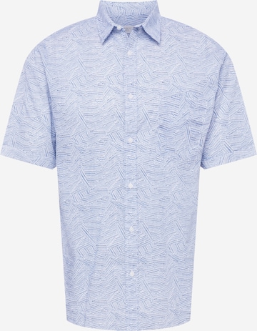 Coupe regular Chemise 'Dick' Hailys Men en bleu : devant