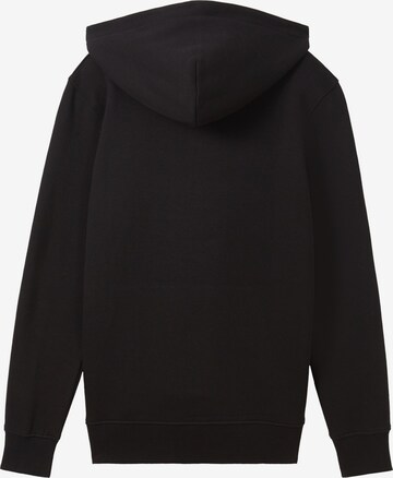 TOM TAILOR Sweatshirt in Black