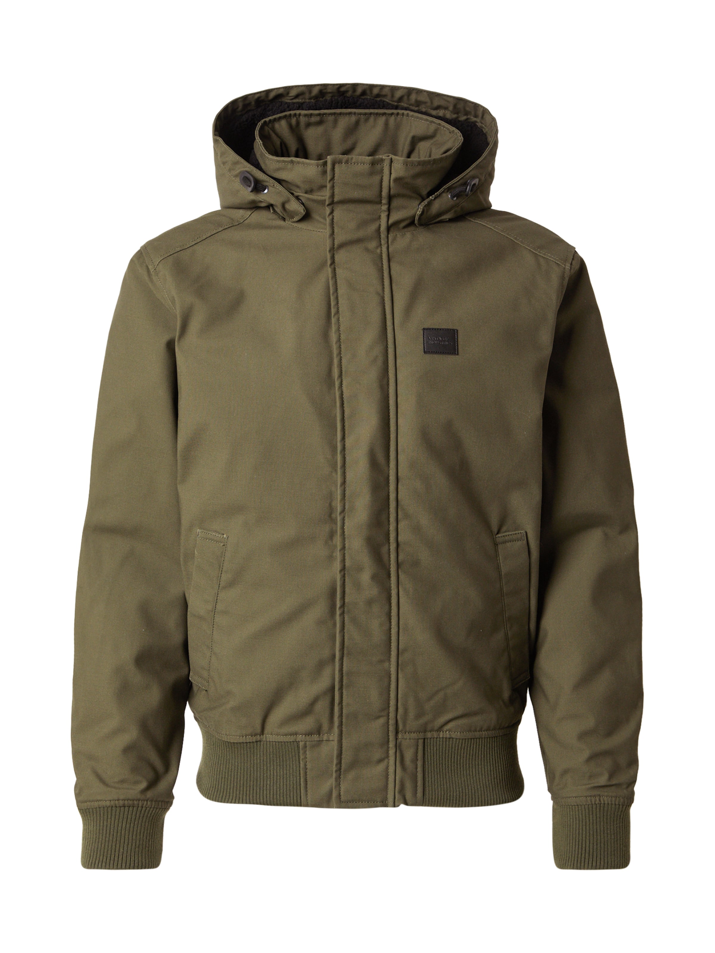 Vintage Industries Přechodná bunda 'Hudson' – zelená: přední strana