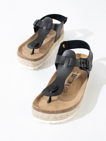Bayton Teenslipper 'Celiane' in Zwart