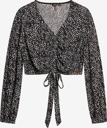 Superdry Blouse in Zwart: voorkant