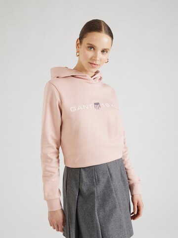 GANT Sweatshirt in Roze: voorkant